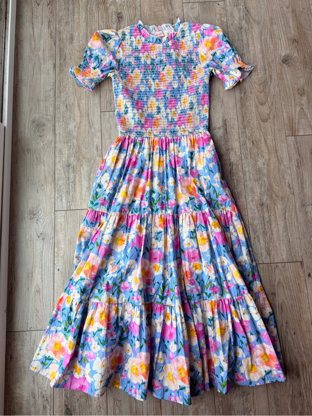 Ivy City Co Cordelia Dress In Delia Blue Floral Formal Wedding Dress XXS